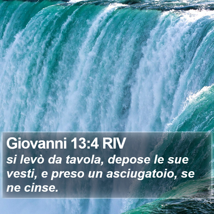 Giovanni 13:4 RIV Bible Study
