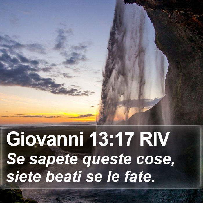 Giovanni 13:17 RIV Bible Study