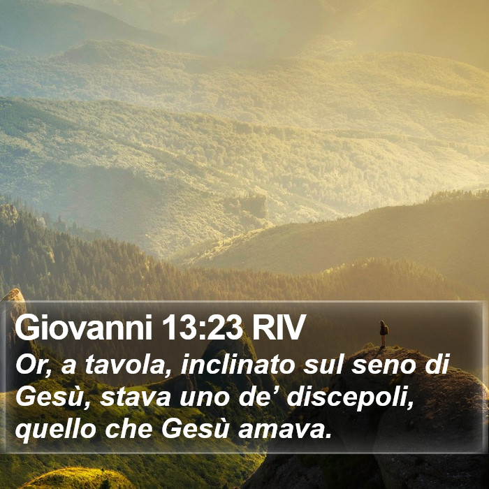 Giovanni 13:23 RIV Bible Study