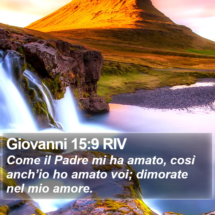 Giovanni 15:9 RIV Bible Study