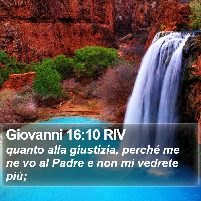 Giovanni 16:10 RIV Bible Study