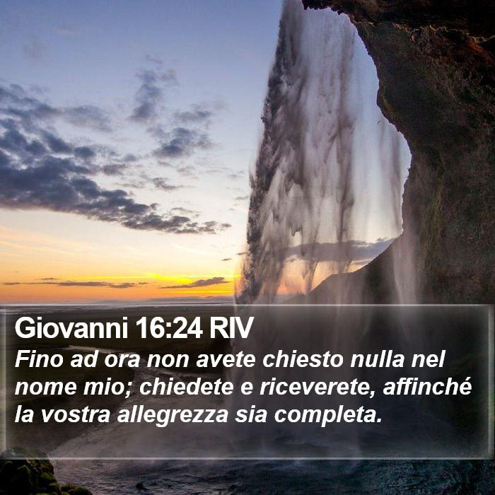 Giovanni 16:24 RIV Bible Study
