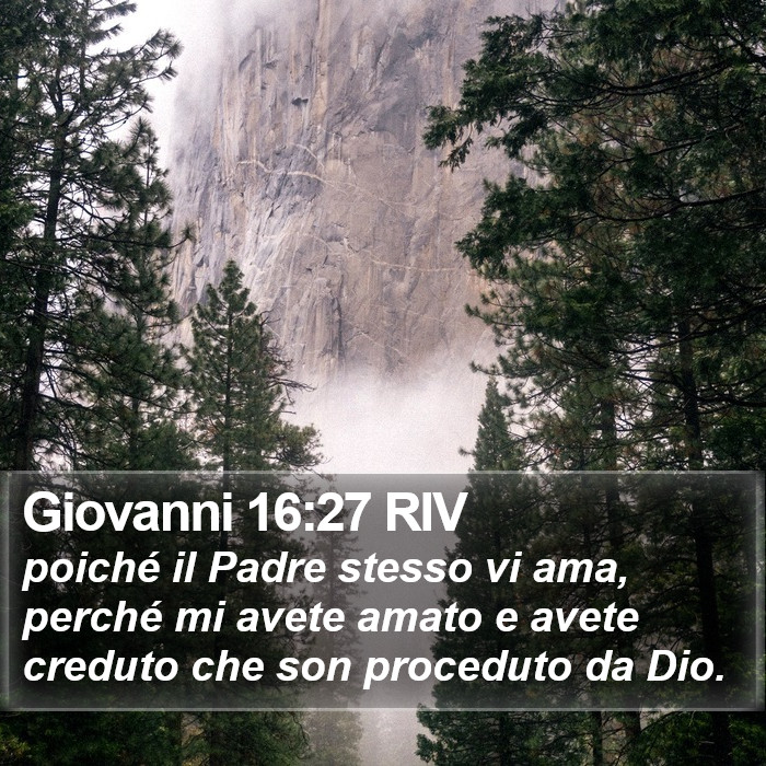 Giovanni 16:27 RIV Bible Study