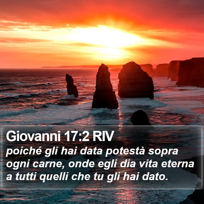 Giovanni 17:2 RIV Bible Study