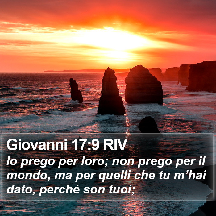 Giovanni 17:9 RIV Bible Study