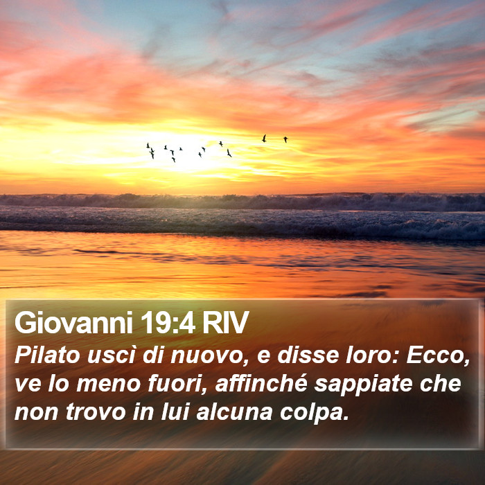 Giovanni 19:4 RIV Bible Study
