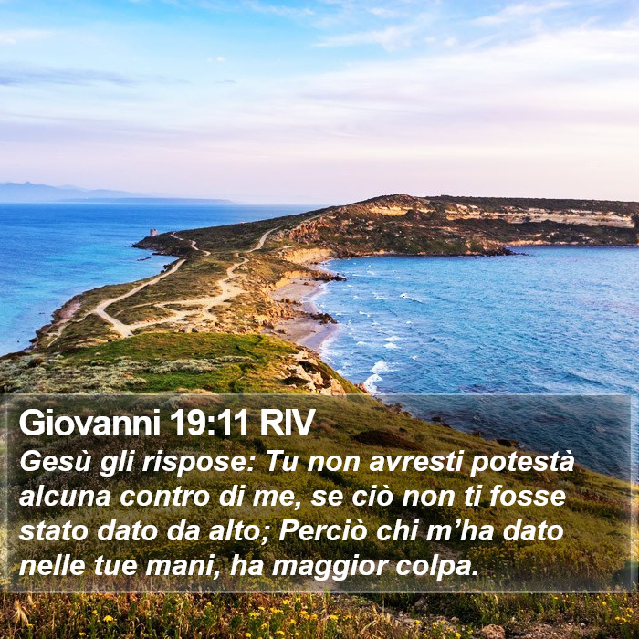 Giovanni 19:11 RIV Bible Study