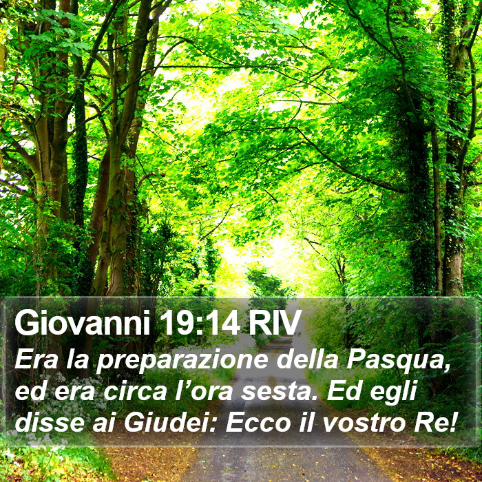 Giovanni 19:14 RIV Bible Study