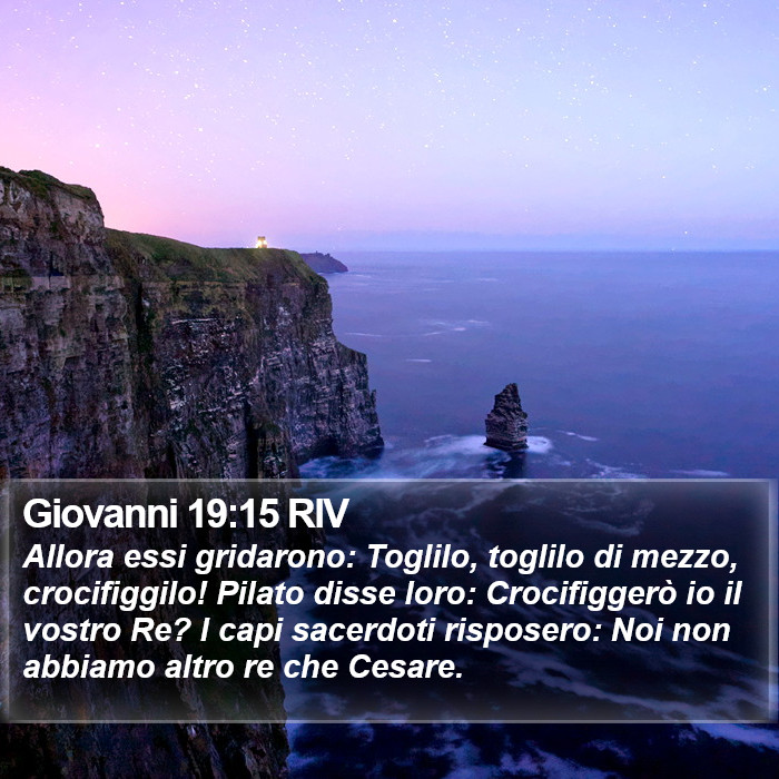 Giovanni 19:15 RIV Bible Study