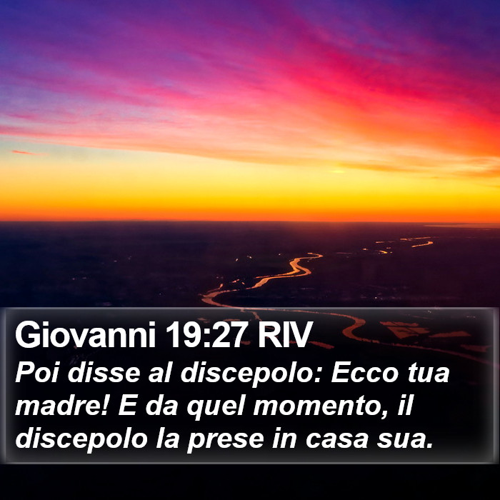 Giovanni 19:27 RIV Bible Study
