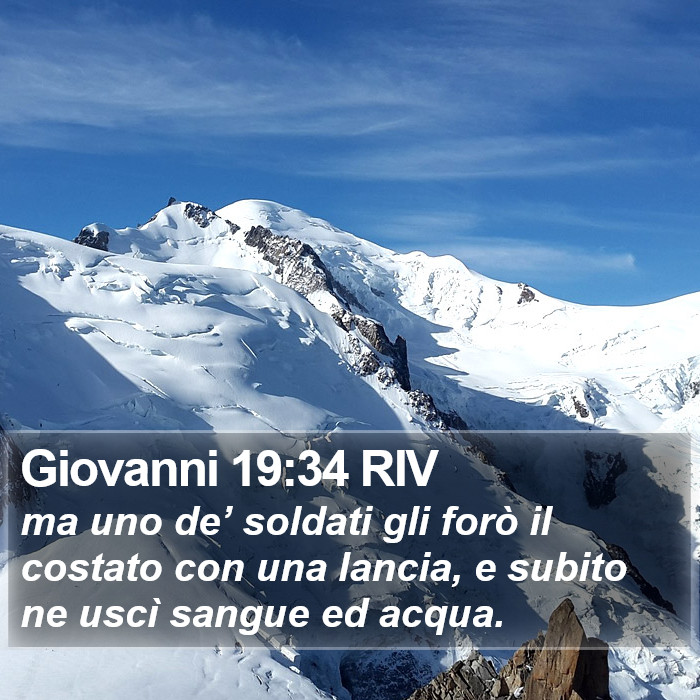 Giovanni 19:34 RIV Bible Study