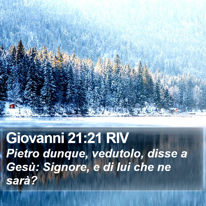 Giovanni 21:21 RIV Bible Study