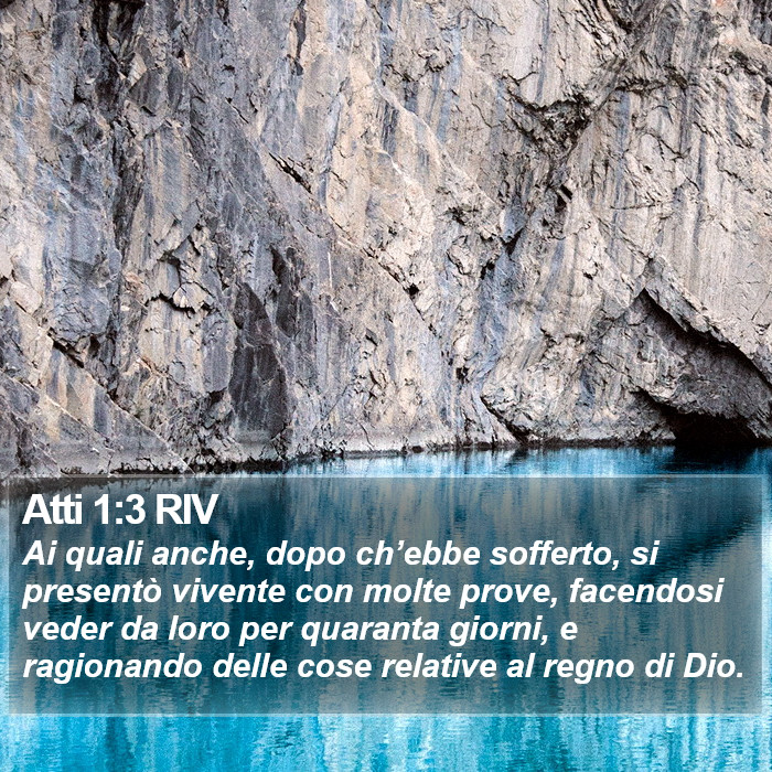 Atti 1:3 RIV Bible Study