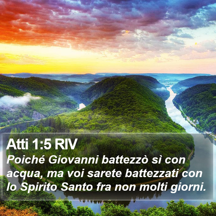 Atti 1:5 RIV Bible Study