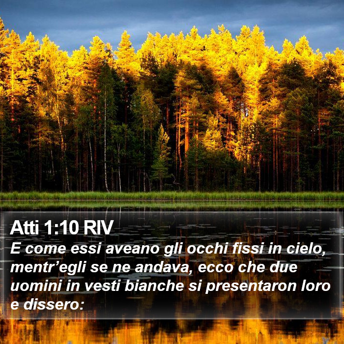 Atti 1:10 RIV Bible Study