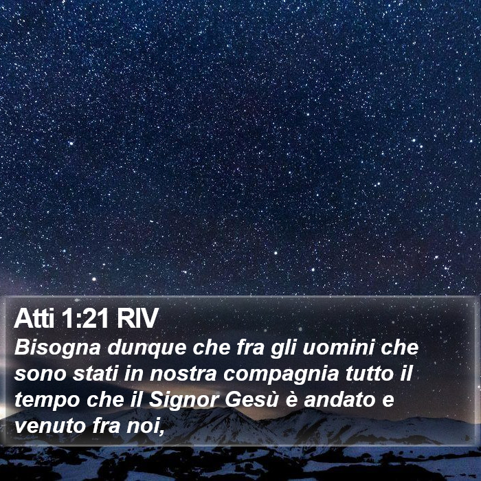 Atti 1:21 RIV Bible Study