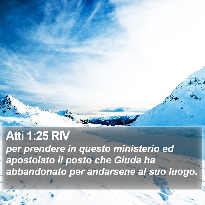 Atti 1:25 RIV Bible Study