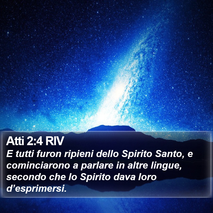 Atti 2:4 RIV Bible Study