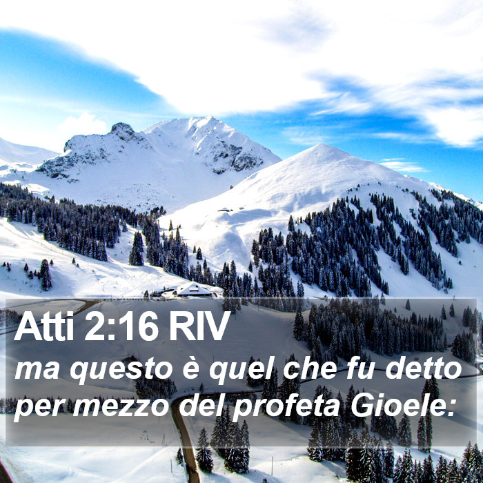 Atti 2:16 RIV Bible Study