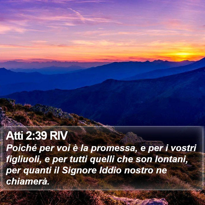 Atti 2:39 RIV Bible Study