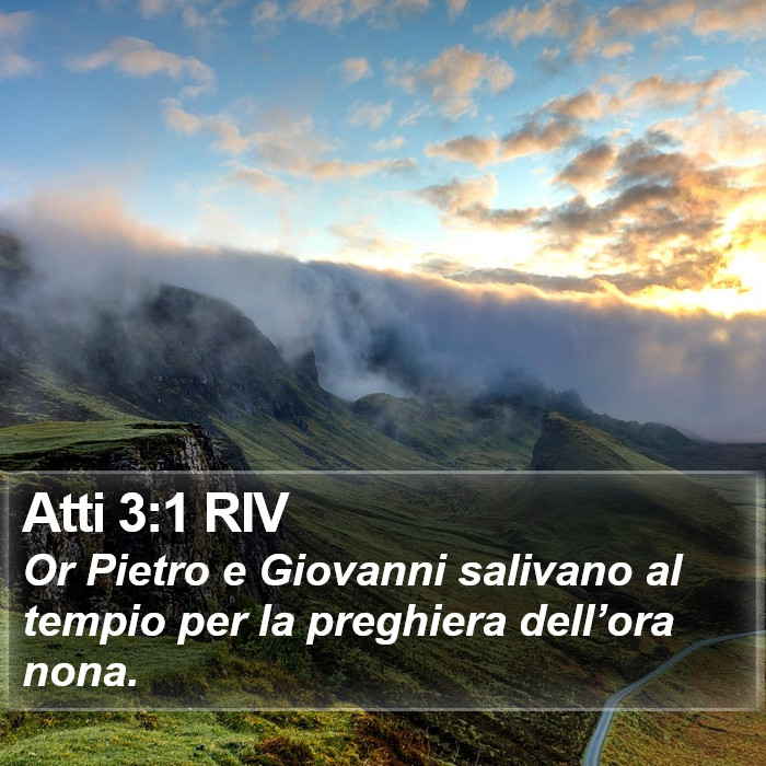 Atti 3:1 RIV Bible Study