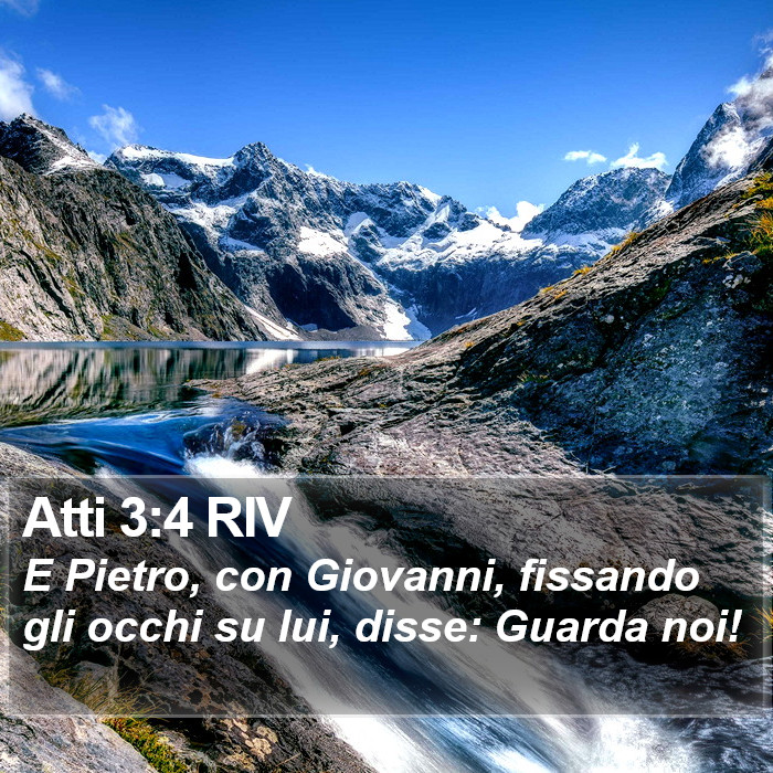 Atti 3:4 RIV Bible Study