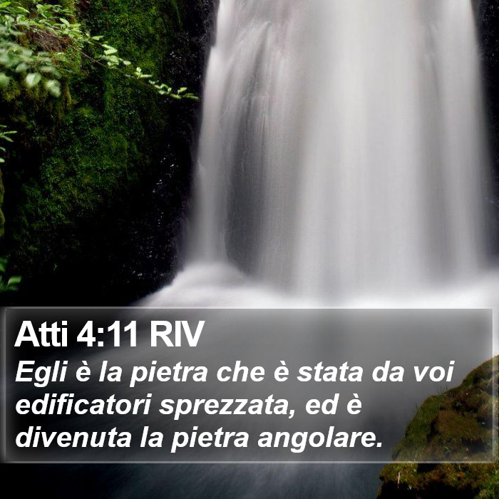 Atti 4:11 RIV Bible Study