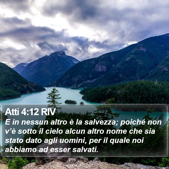 Atti 4:12 RIV Bible Study