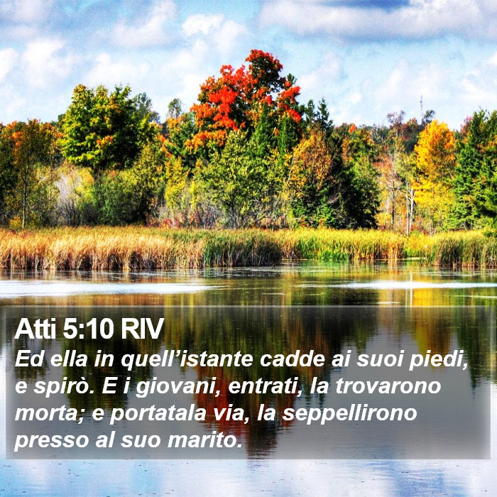 Atti 5:10 RIV Bible Study