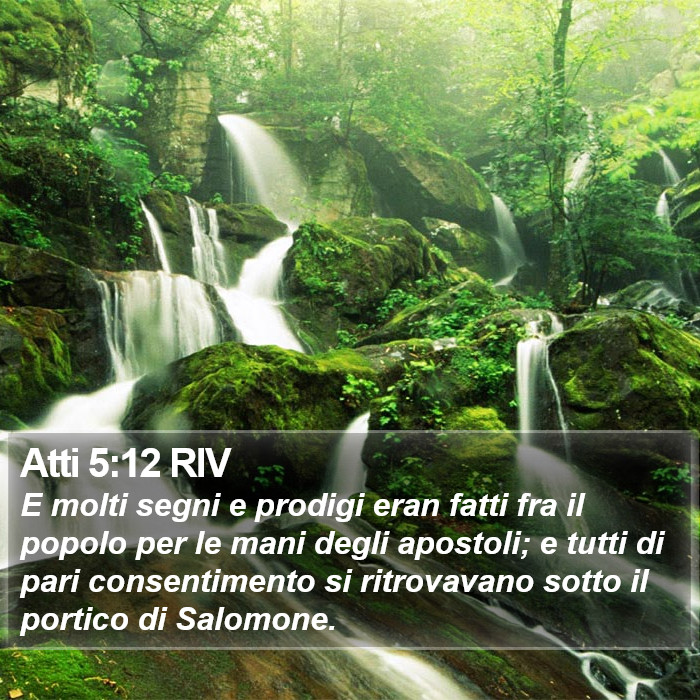Atti 5:12 RIV Bible Study