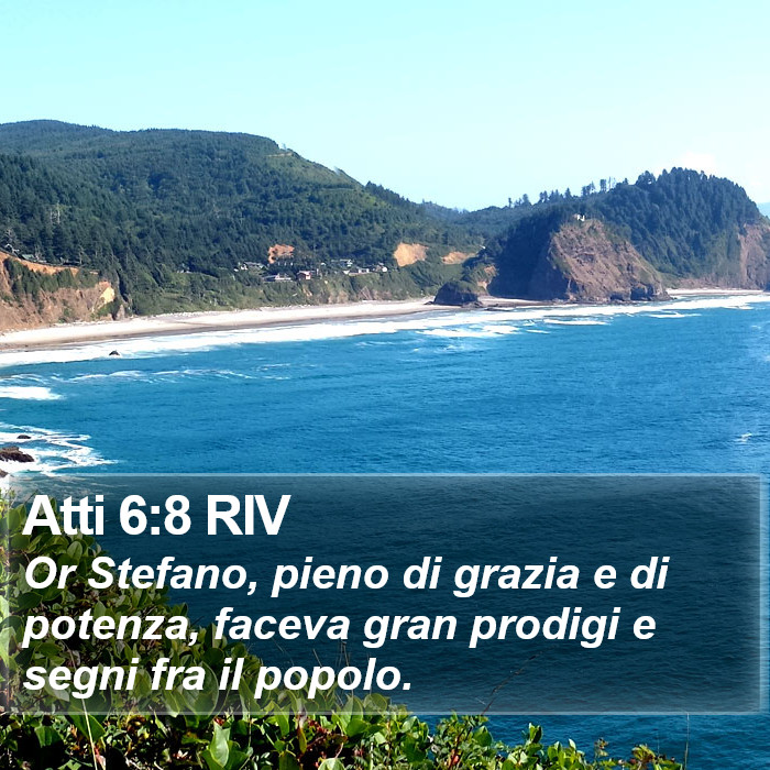Atti 6:8 RIV Bible Study