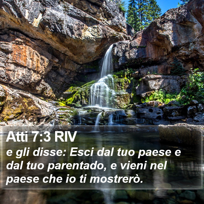 Atti 7:3 RIV Bible Study