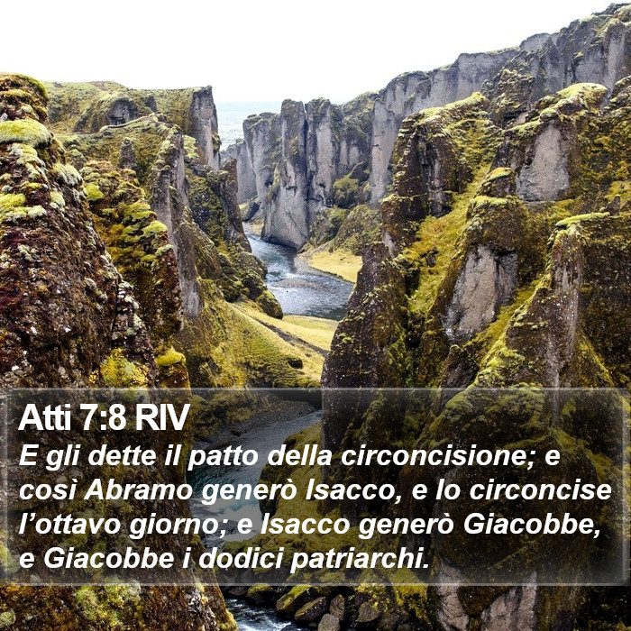 Atti 7:8 RIV Bible Study