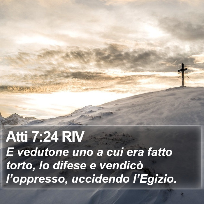 Atti 7:24 RIV Bible Study