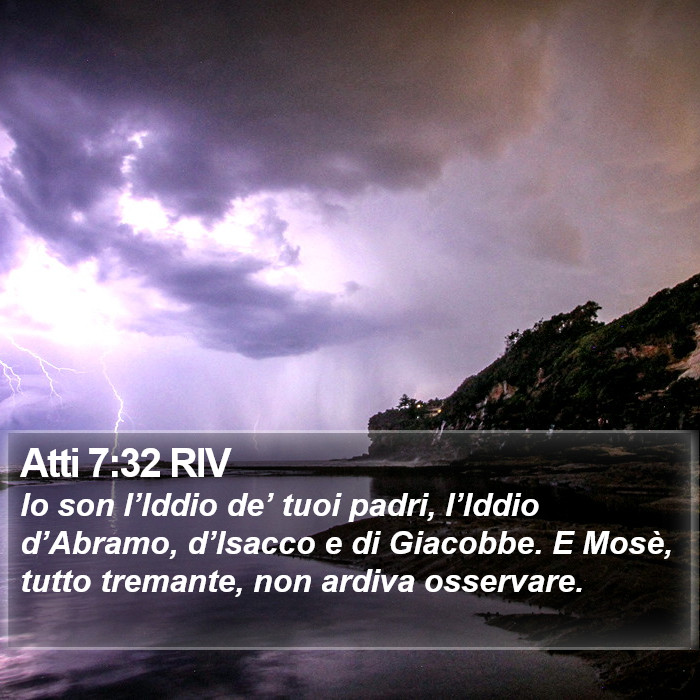 Atti 7:32 RIV Bible Study
