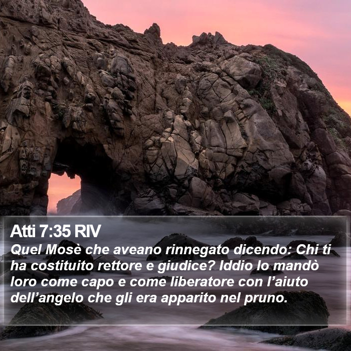 Atti 7:35 RIV Bible Study