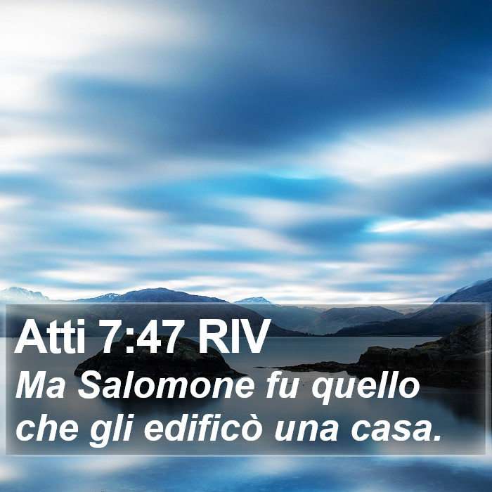 Atti 7:47 RIV Bible Study