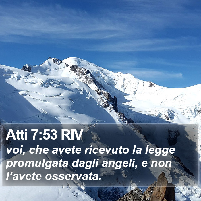 Atti 7:53 RIV Bible Study