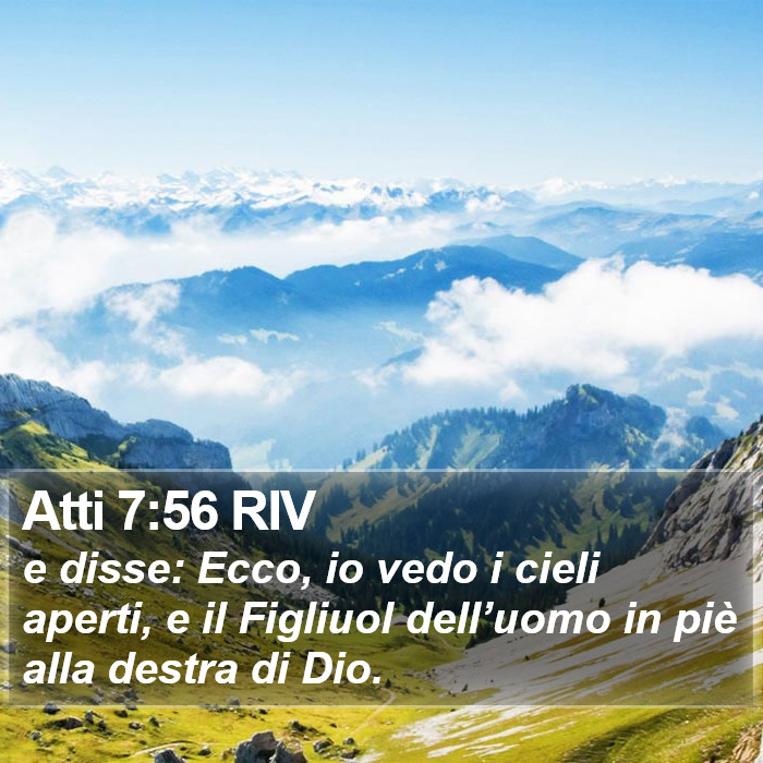 Atti 7:56 RIV Bible Study