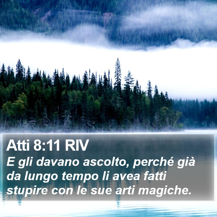 Atti 8:11 RIV Bible Study