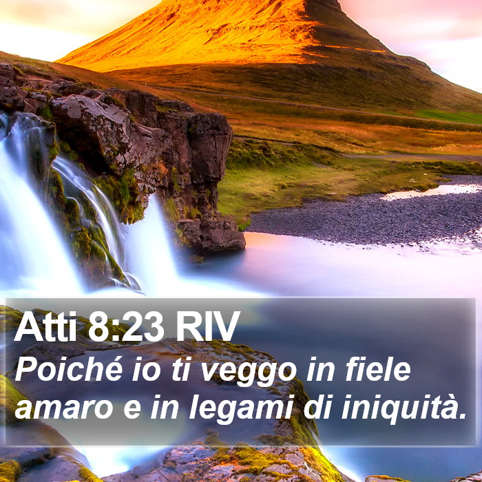 Atti 8:23 RIV Bible Study