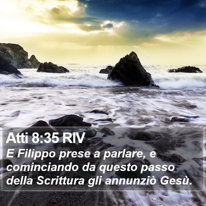 Atti 8:35 RIV Bible Study