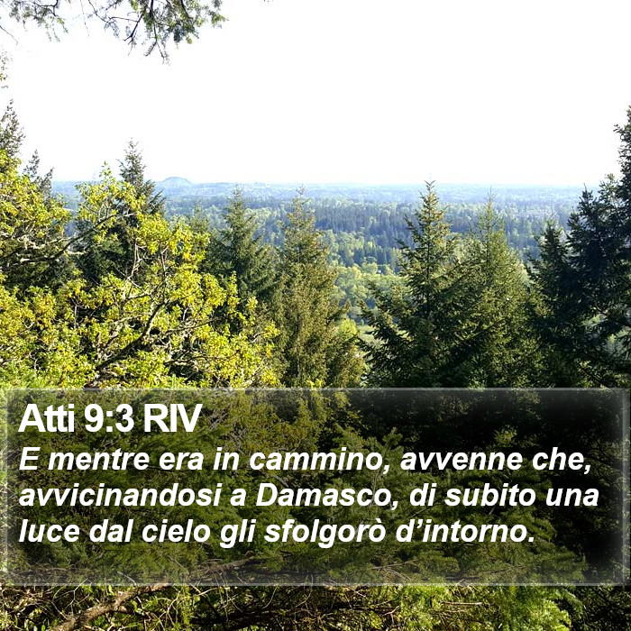 Atti 9:3 RIV Bible Study