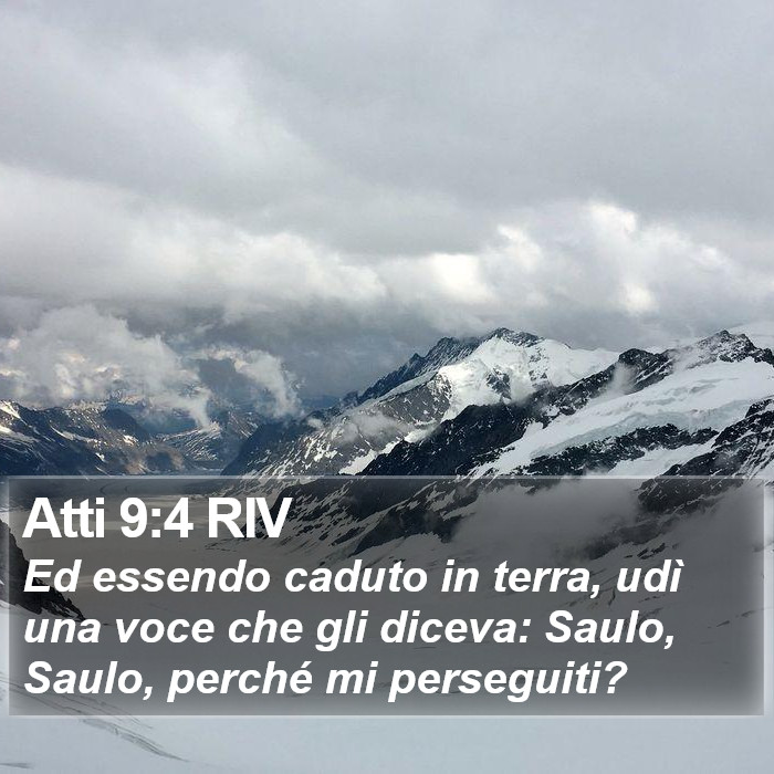 Atti 9:4 RIV Bible Study