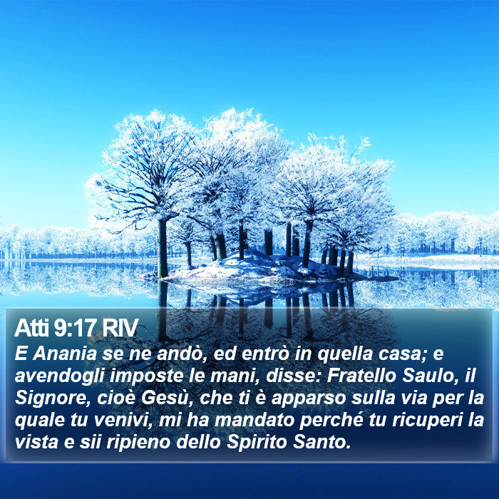 Atti 9:17 RIV Bible Study