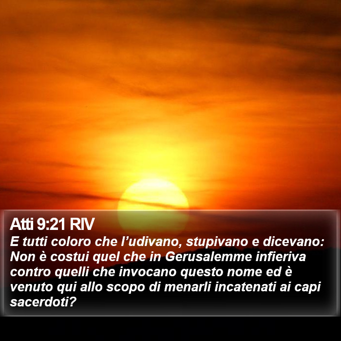 Atti 9:21 RIV Bible Study