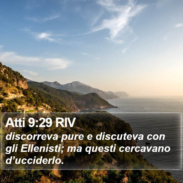 Atti 9:29 RIV Bible Study