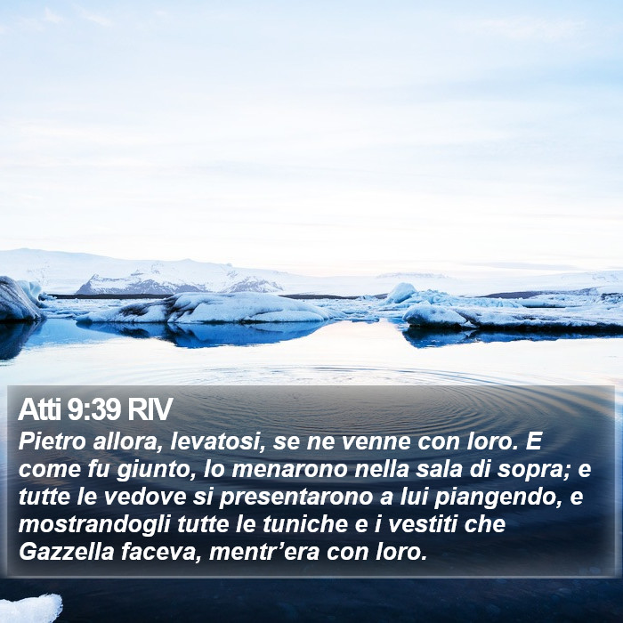 Atti 9:39 RIV Bible Study