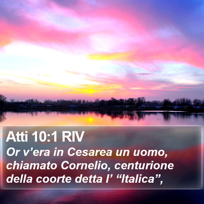 Atti 10:1 RIV Bible Study