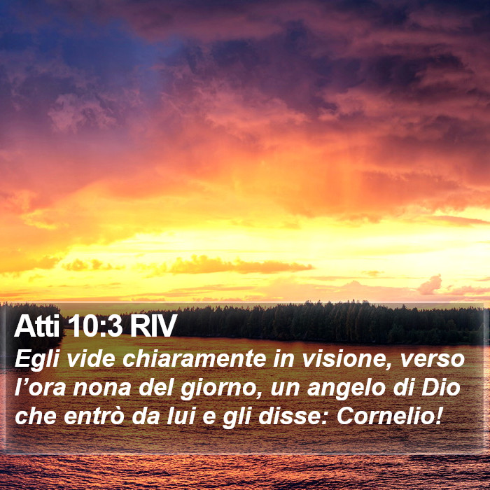 Atti 10:3 RIV Bible Study